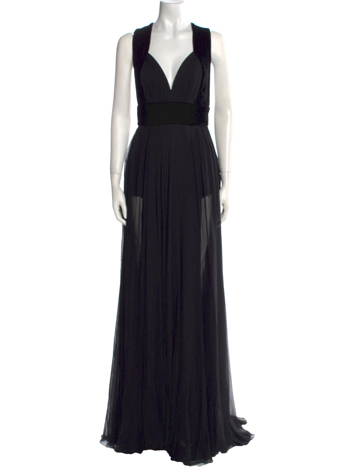 Elie Saab Silk Long Dress