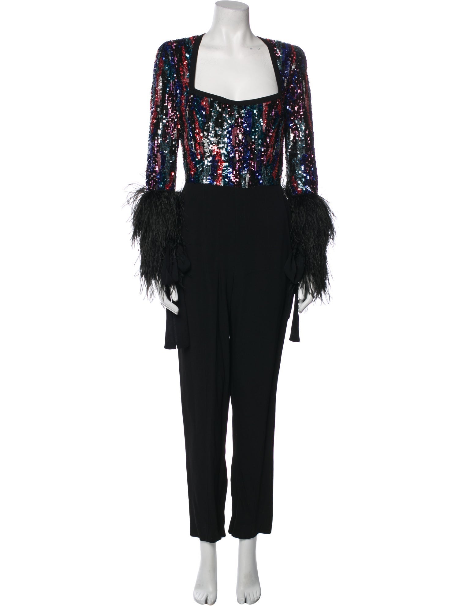 Elie Saab Square Neckline Jumpsuit