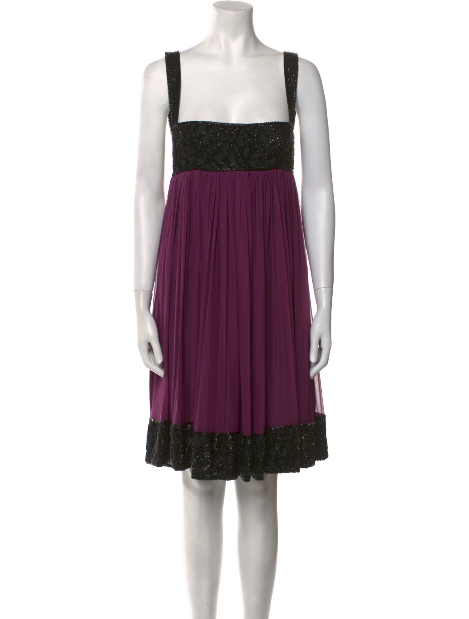 Elie Saab Silk Mini Dress