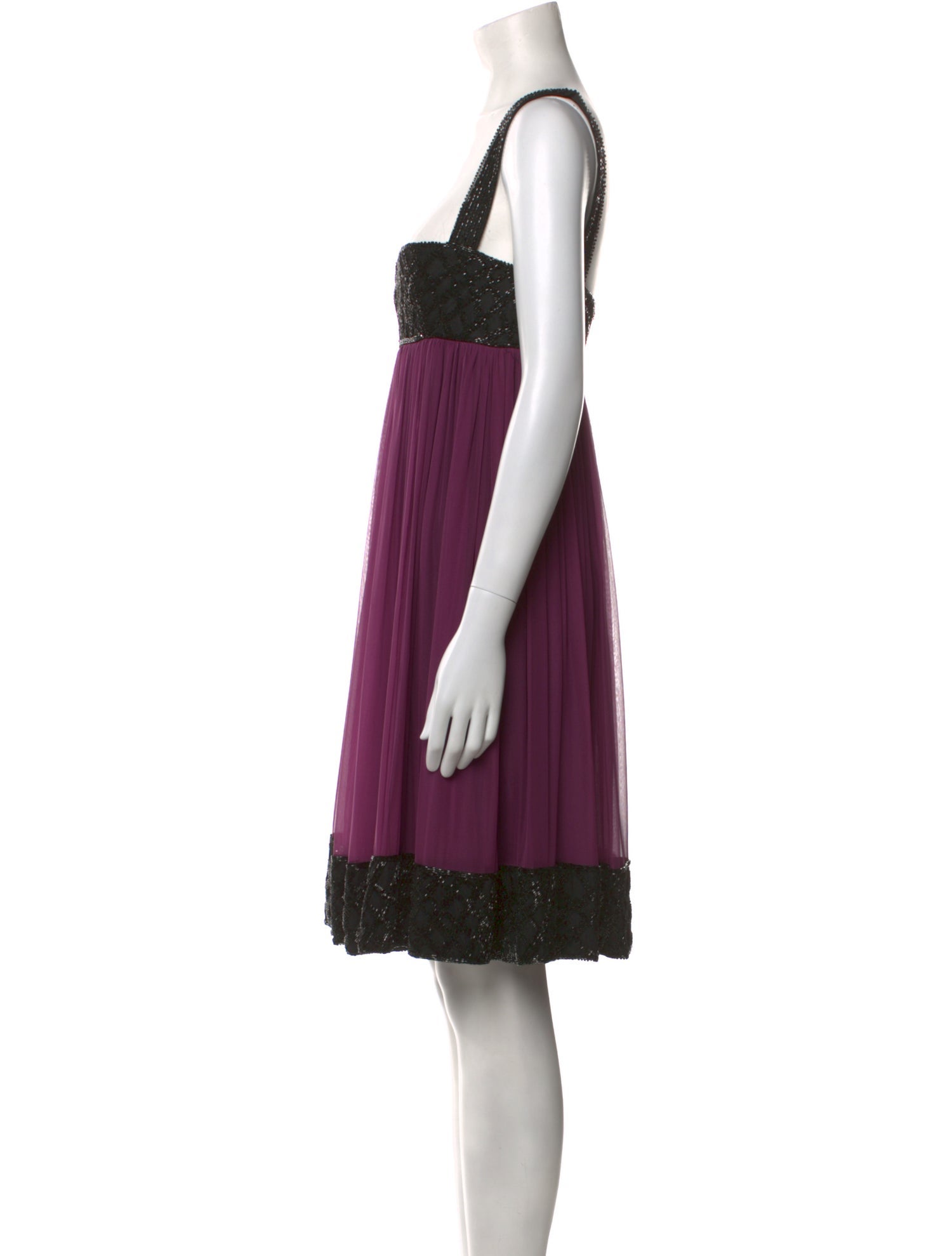 Elie Saab Silk Mini Dress