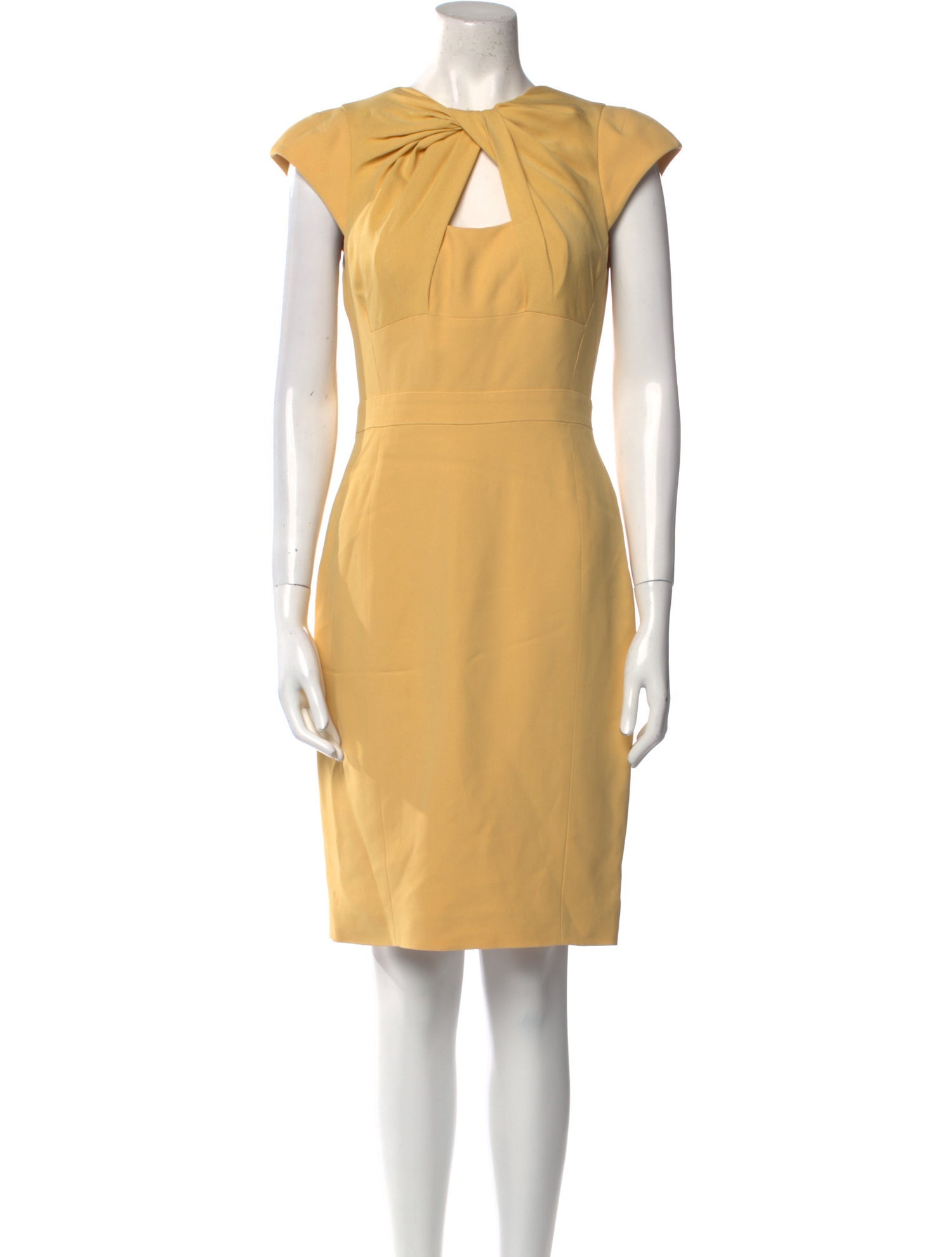 Elie Saab Crew Neck Knee-Length Dress