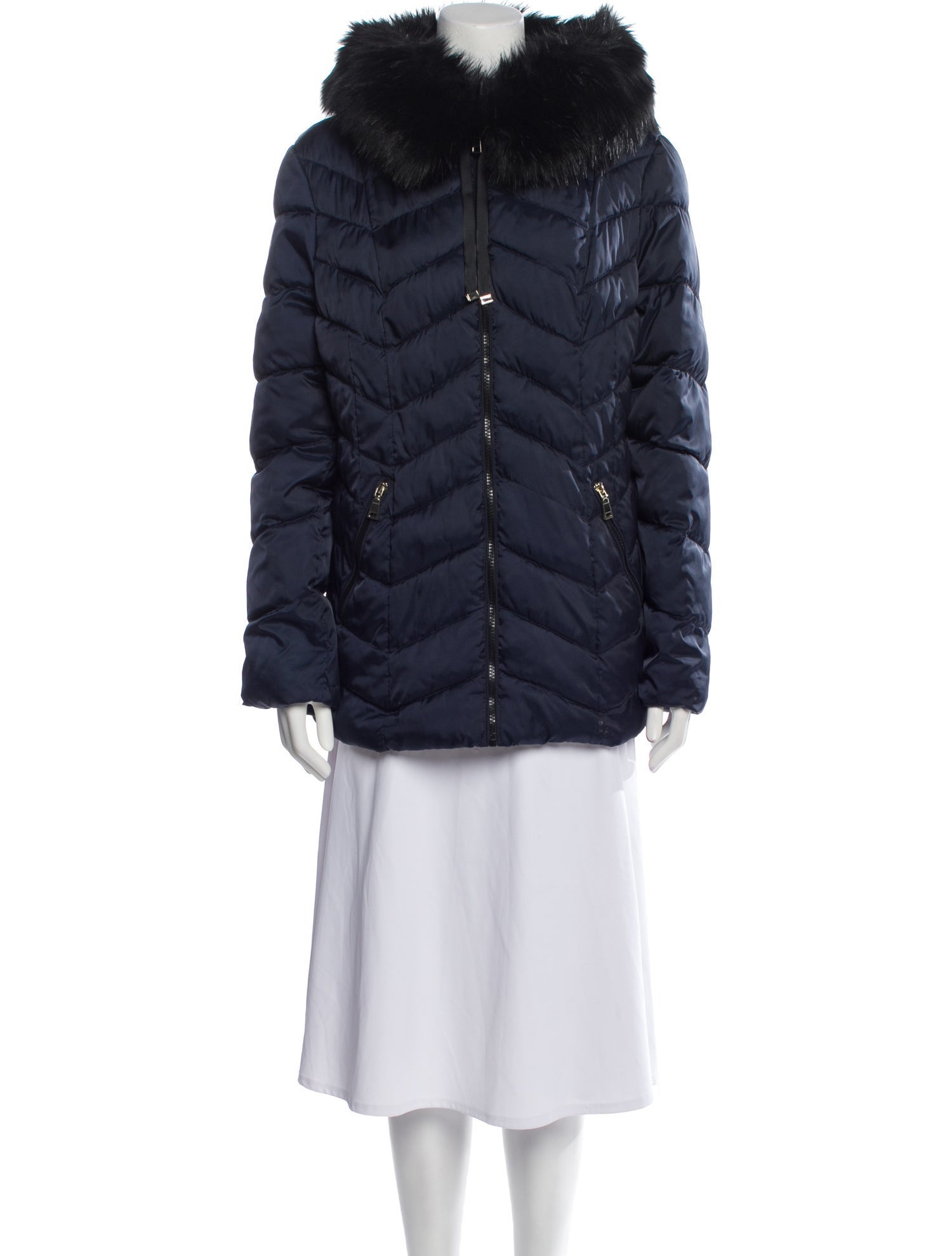 Elie Saab Faux Fur Jacket