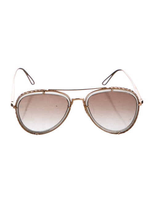 Elie Saab Aviator Gradient Sunglasses