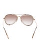 Elie Saab Aviator Gradient Sunglasses