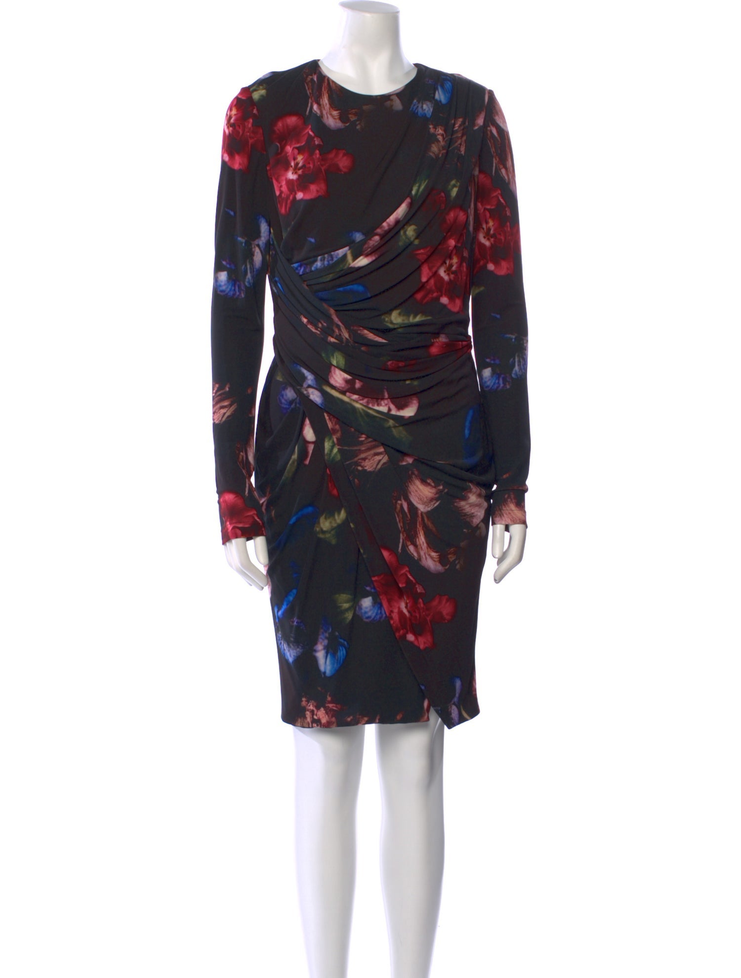 Elie Saab Printed Knee-Length Dress