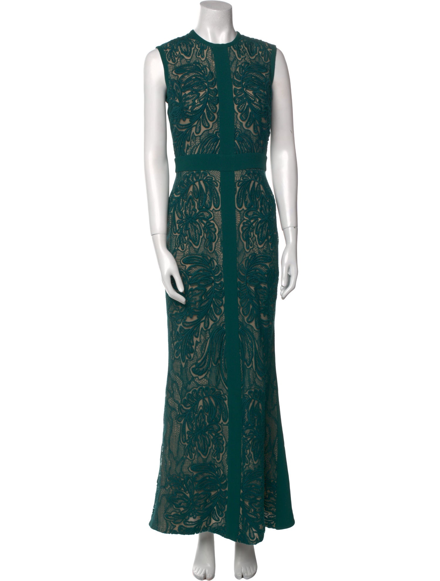 Elie Saab Paisley Print Long Dress