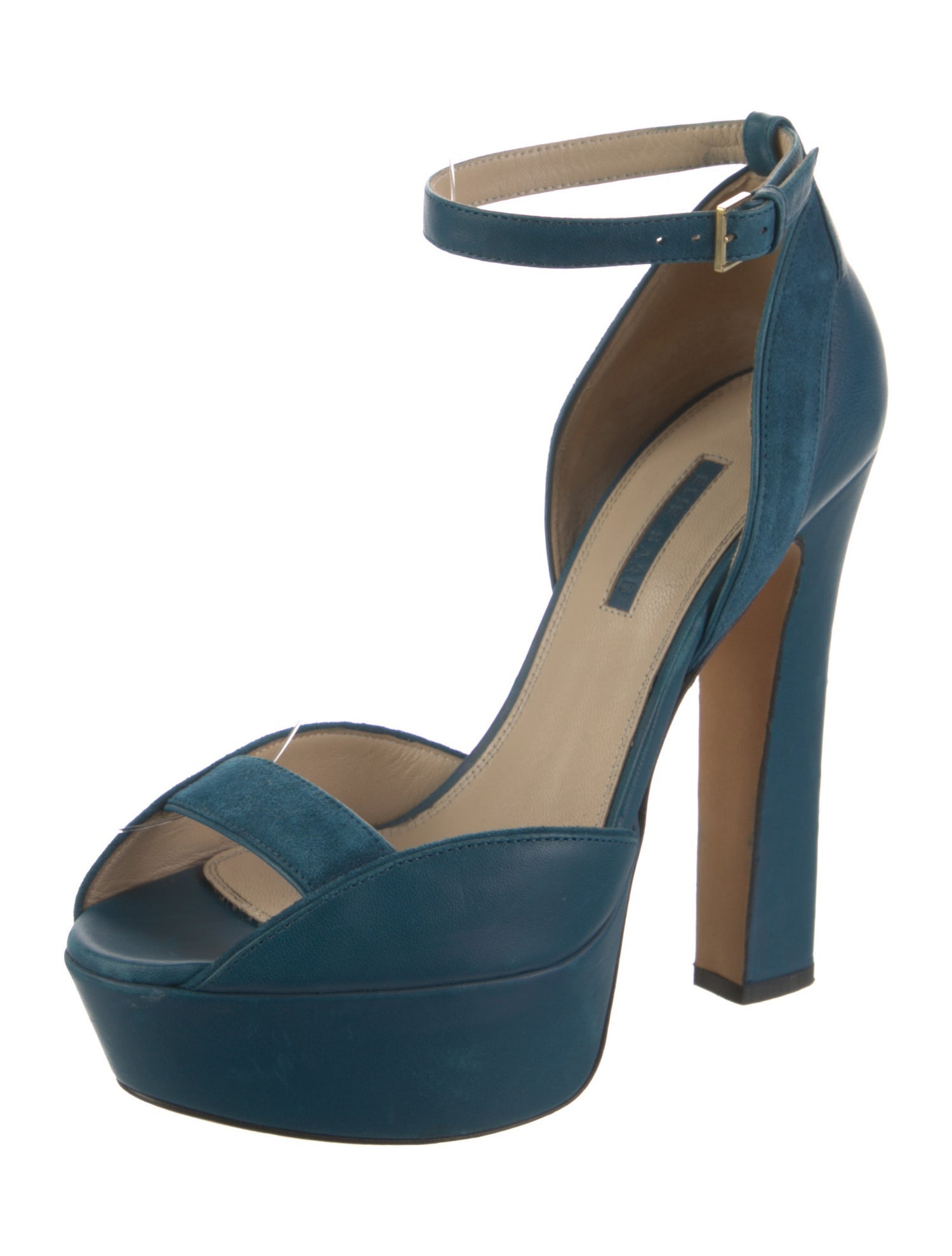 Elie Saab Leather Sandals