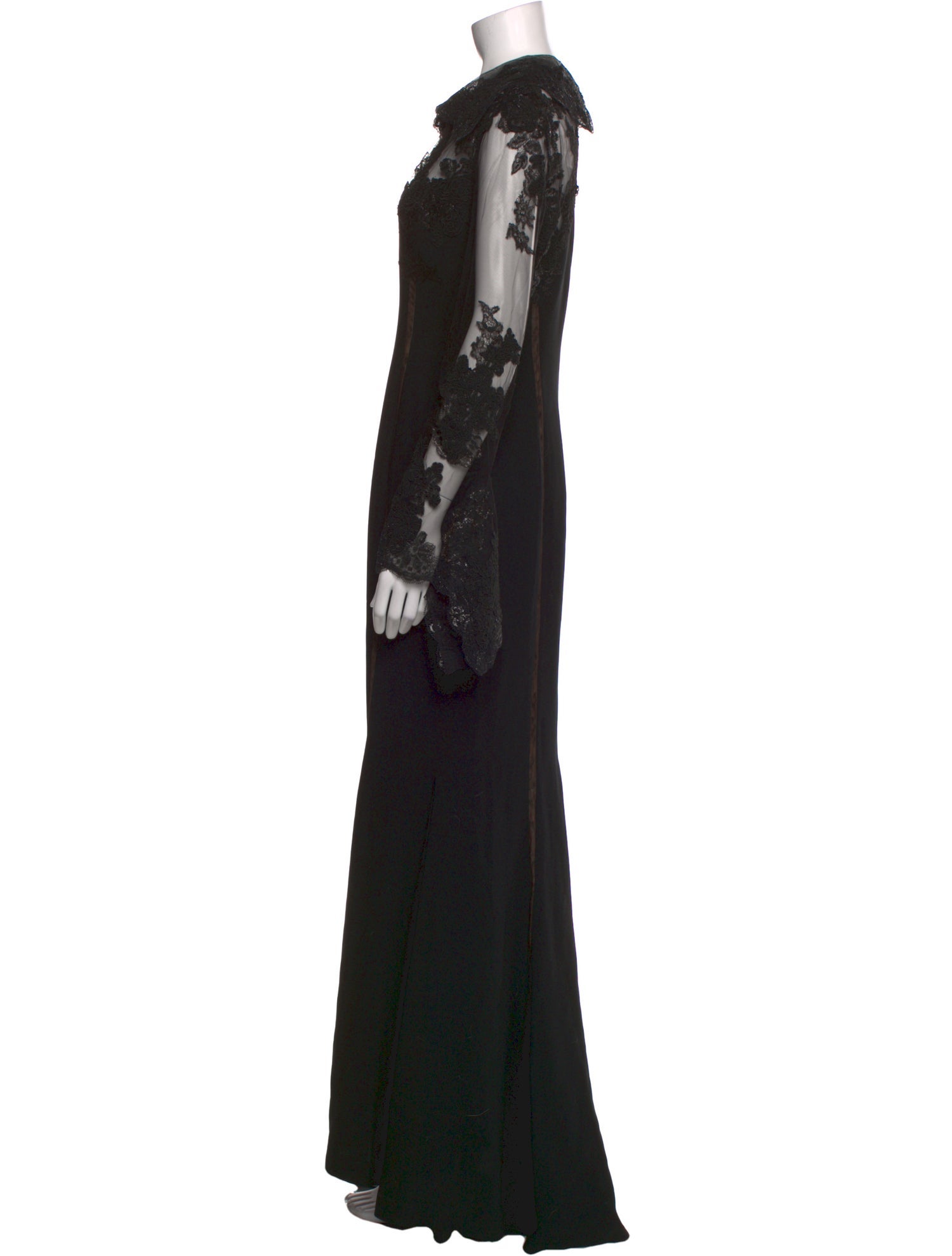 Elie Saab V-Neck Long Dress