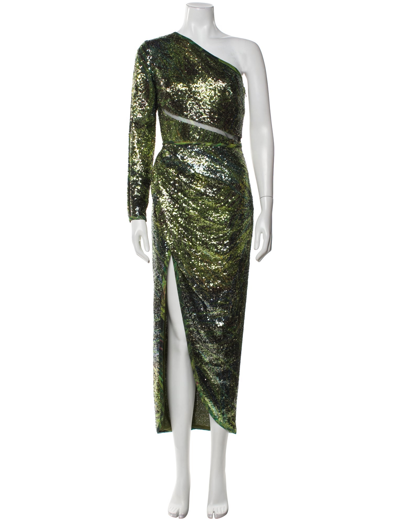 Elie Saab One-Shoulder Long Dress