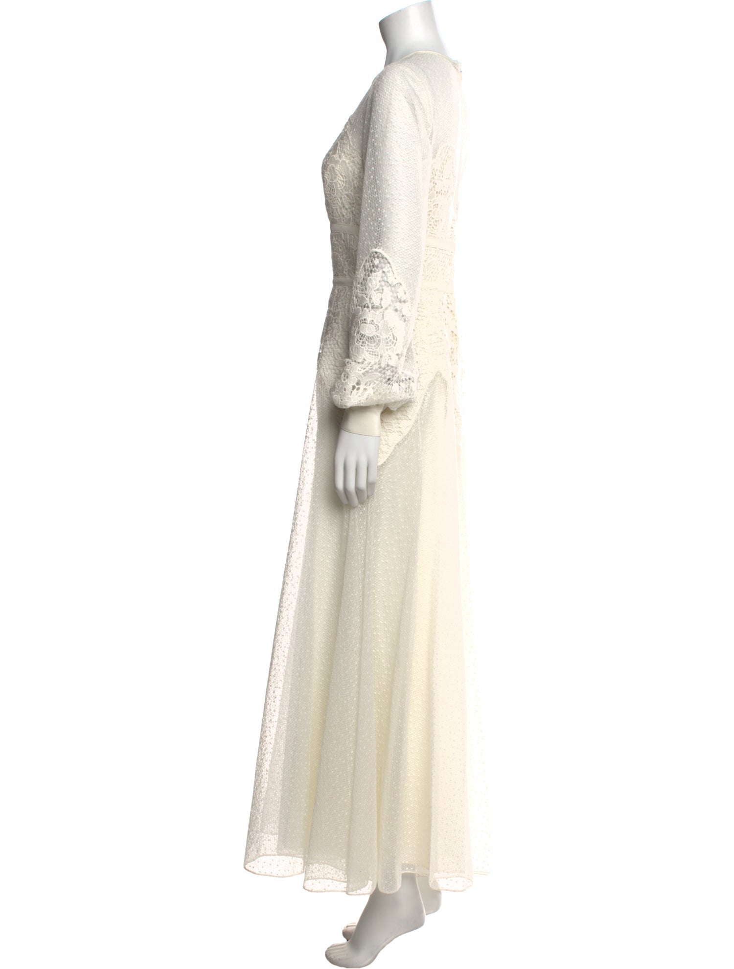 Elie Saab Crew Neck Long Dress w/ Tags