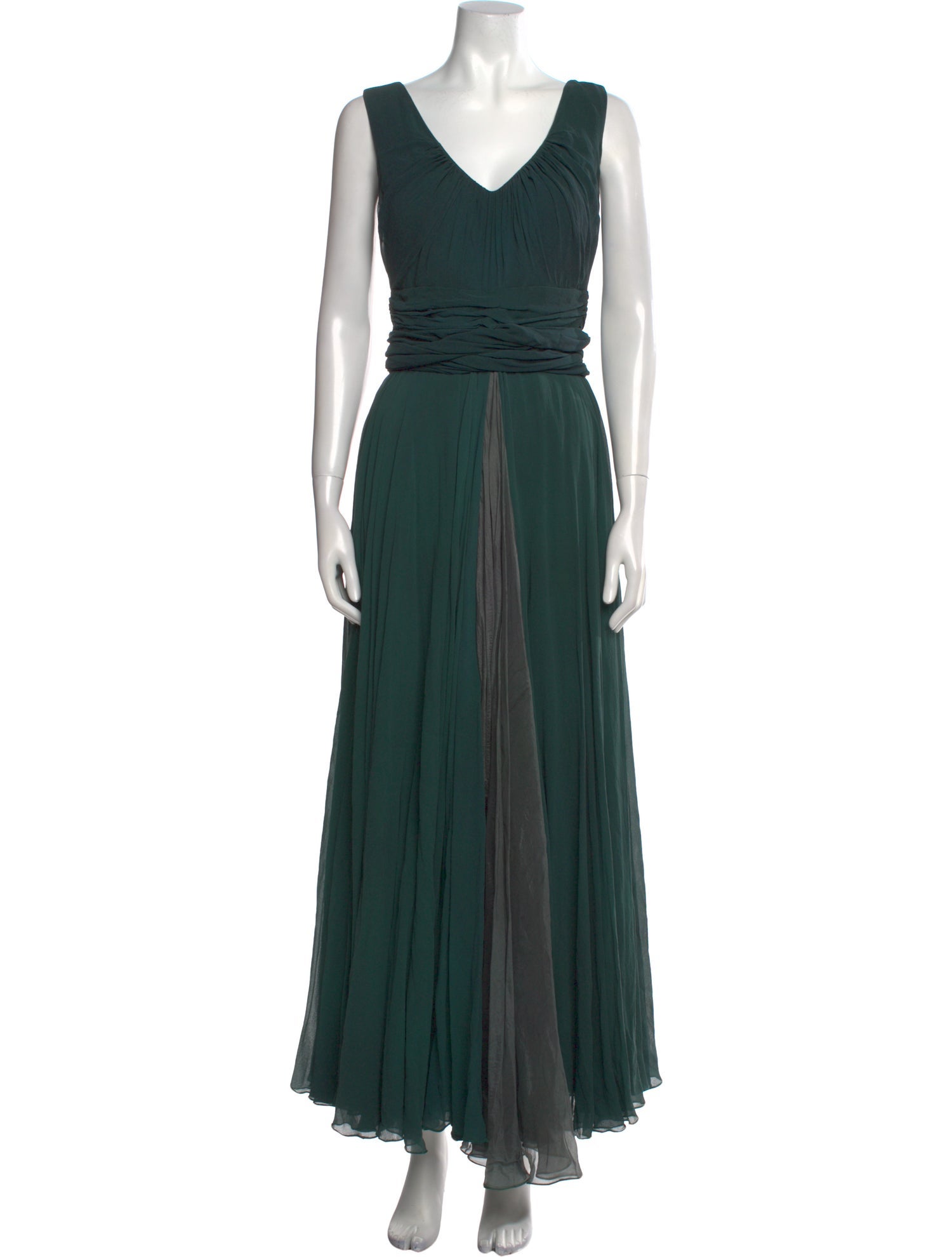 Elie Saab Silk Long Dress