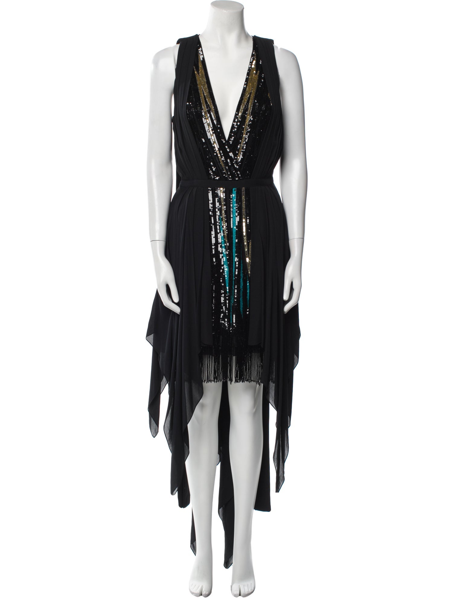 Elie Saab Silk Mini Dress