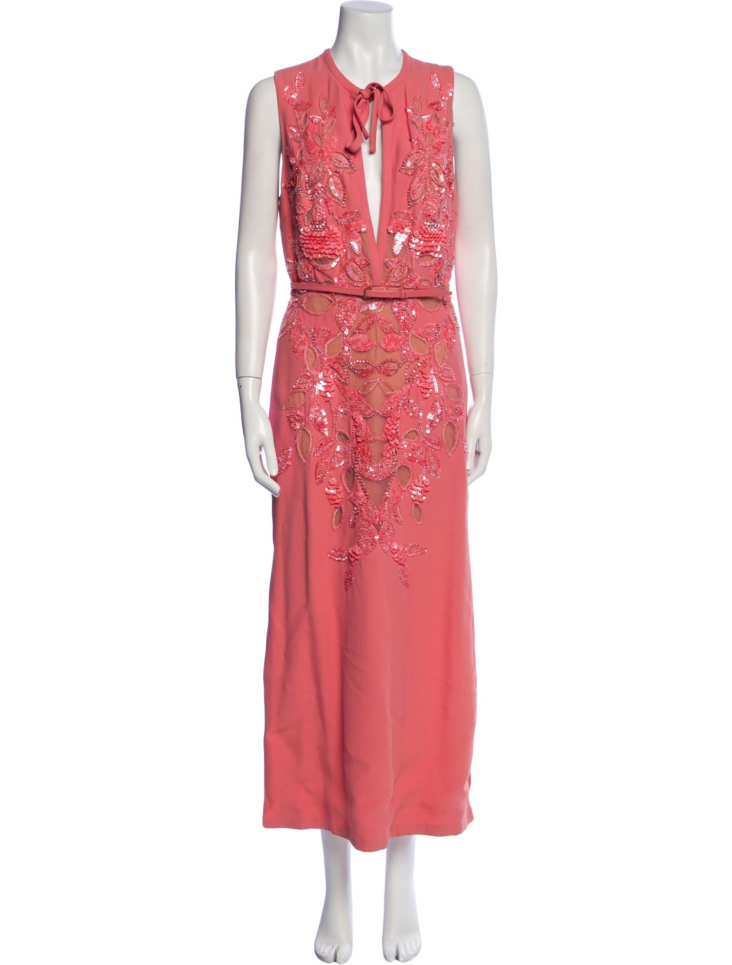 Elie Saab Printed Long Dress w/ Tags
