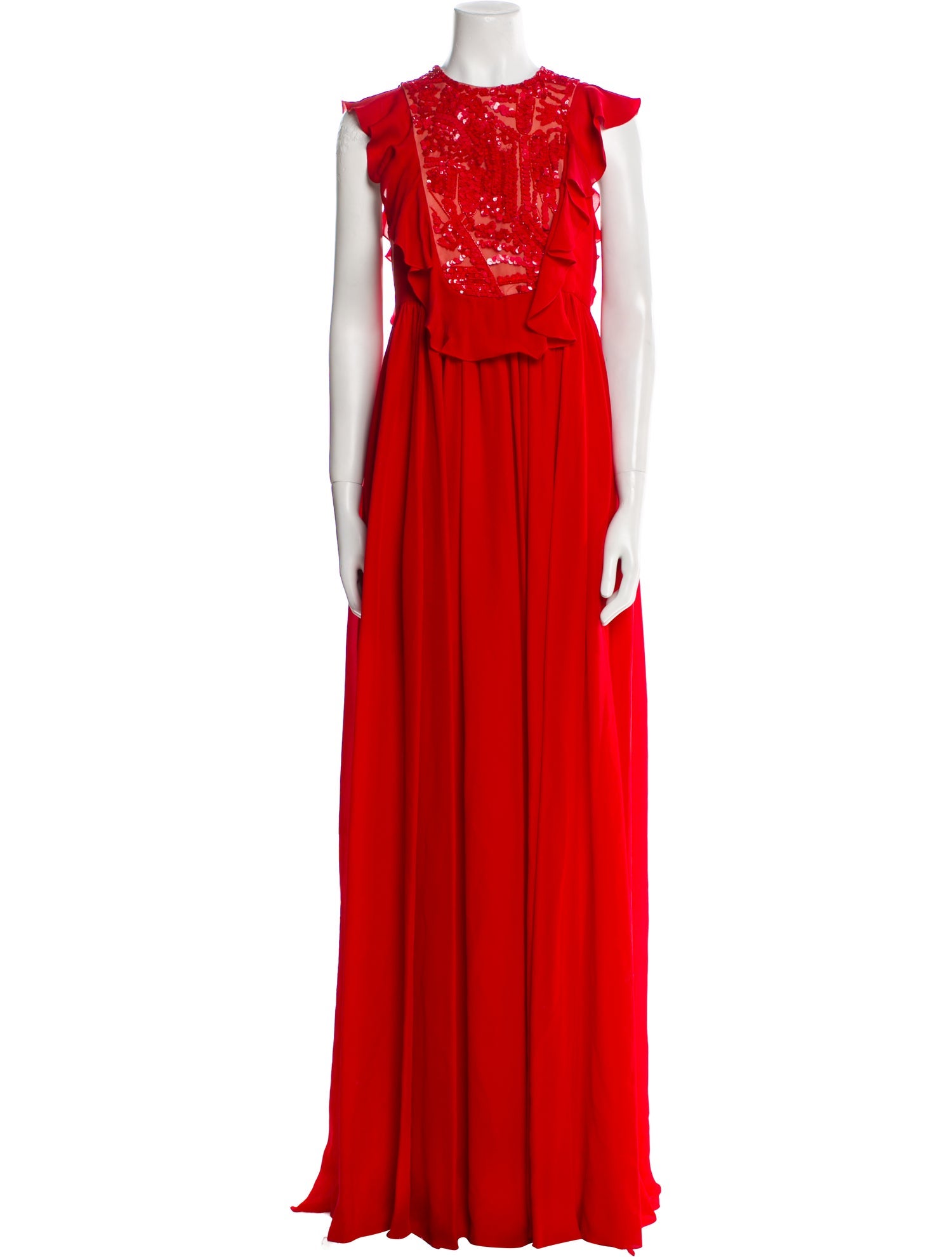 Elie Saab Silk Long Dress