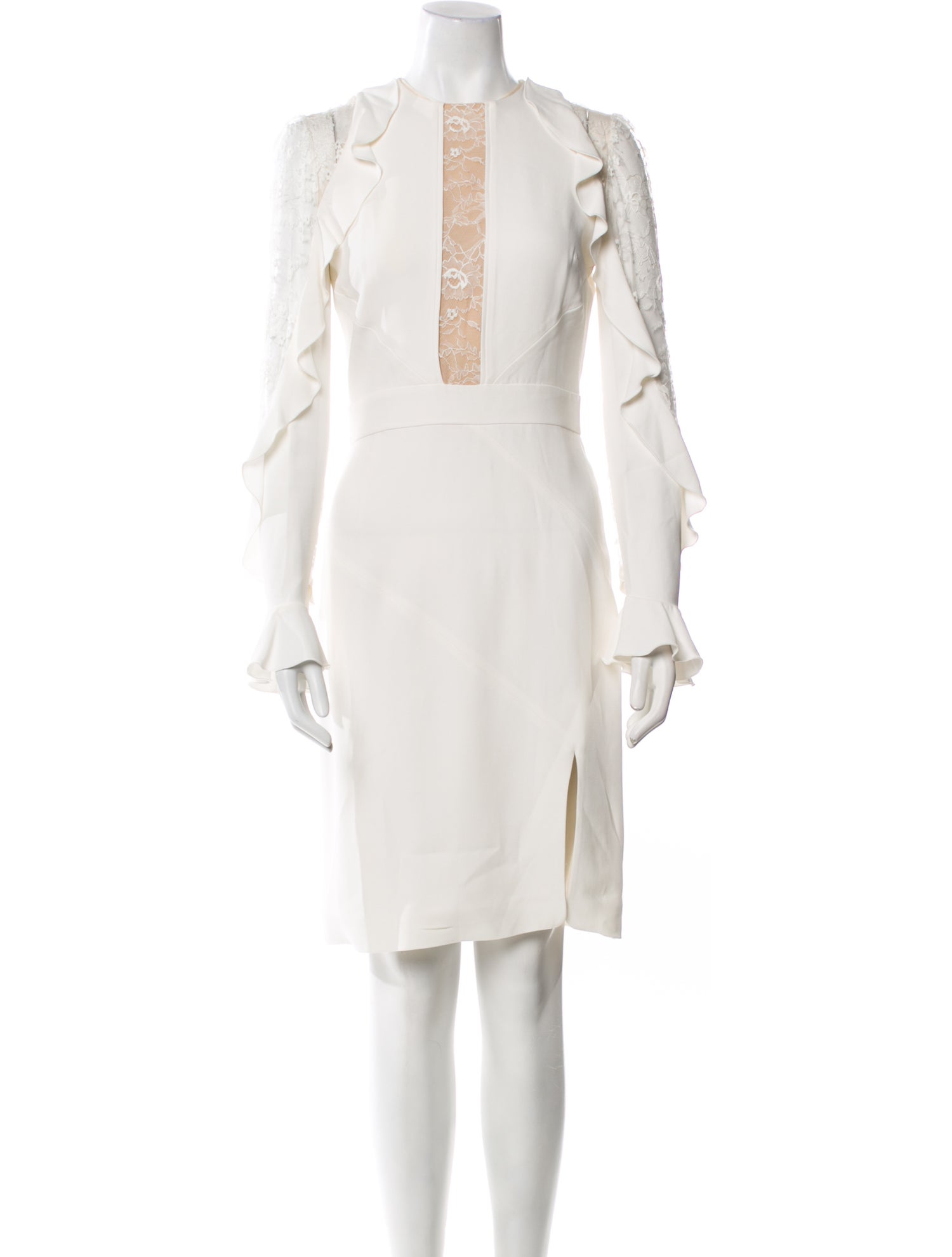 Elie Saab Crew Neck Knee-Length Dress