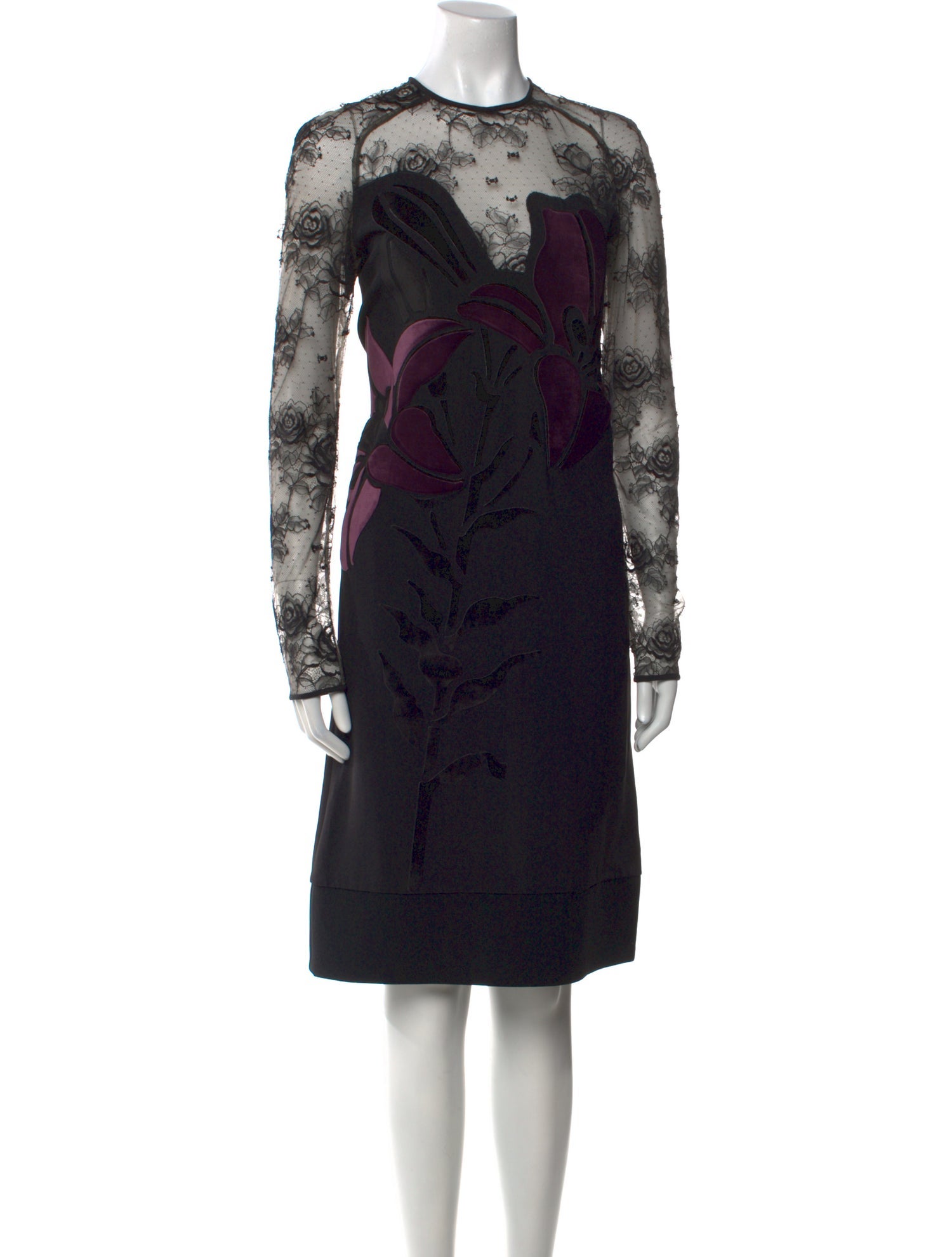 Elie Saab Printed Knee-Length Dress w/ Tags