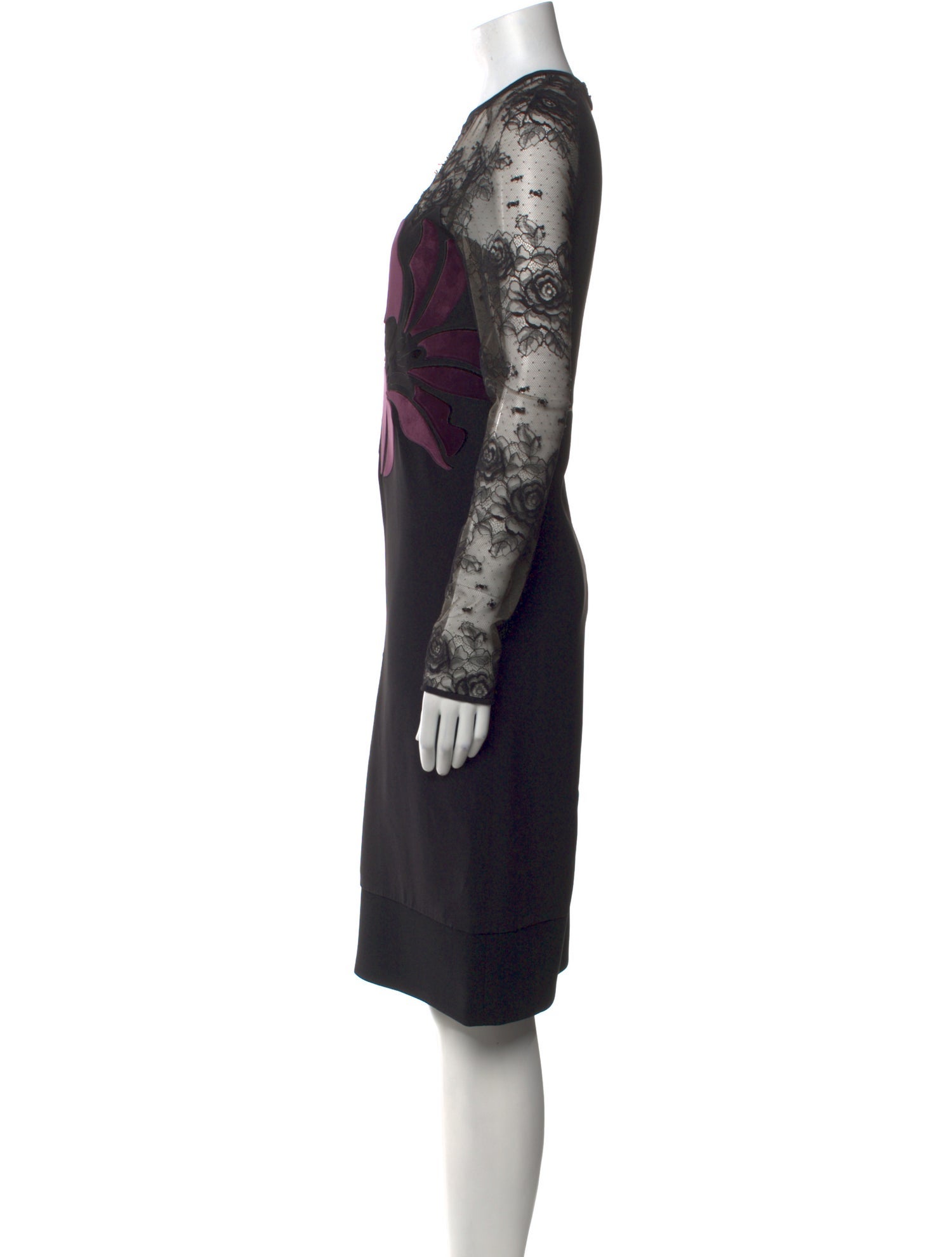 Elie Saab Printed Knee-Length Dress w/ Tags