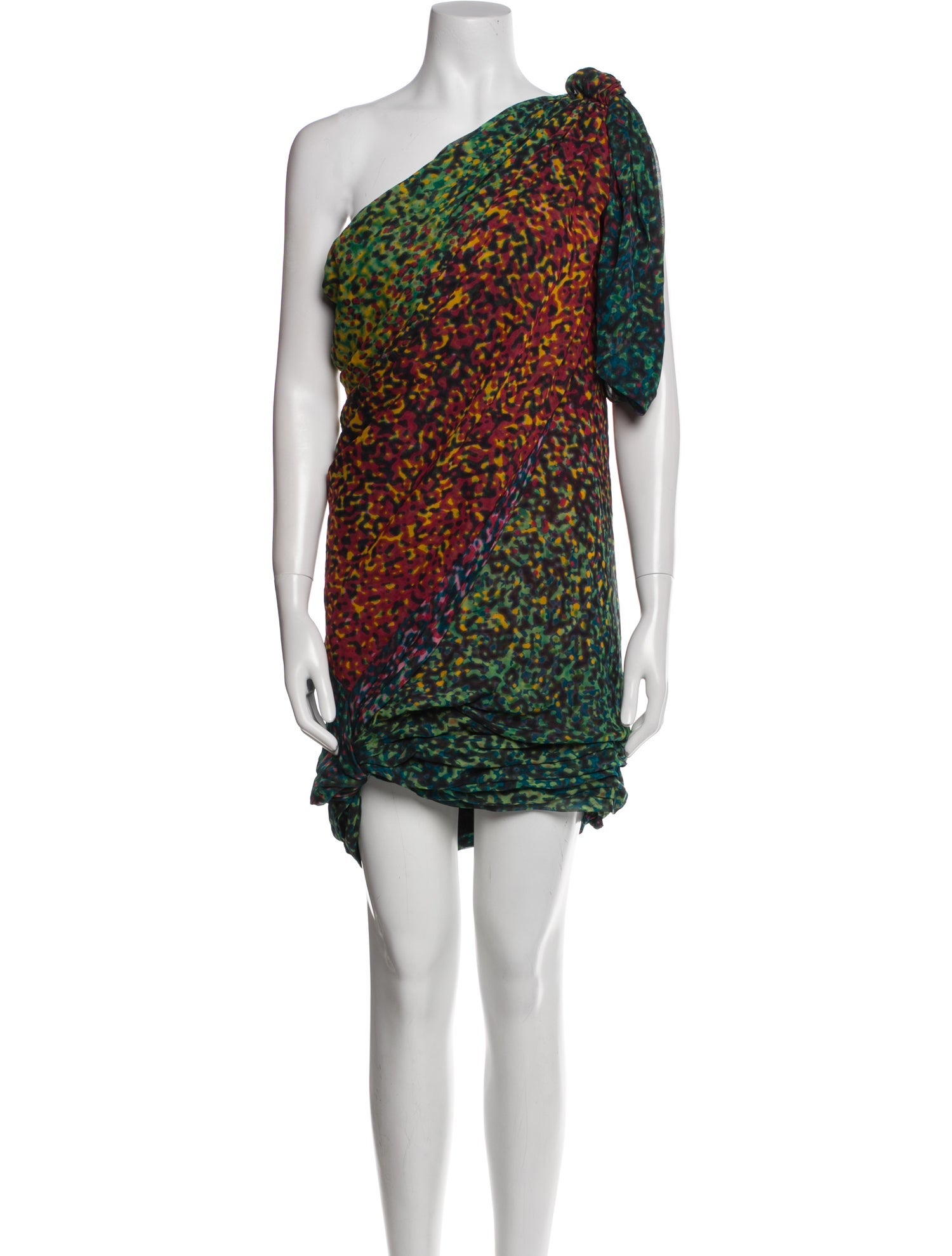 Elie Saab Silk Mini Dress