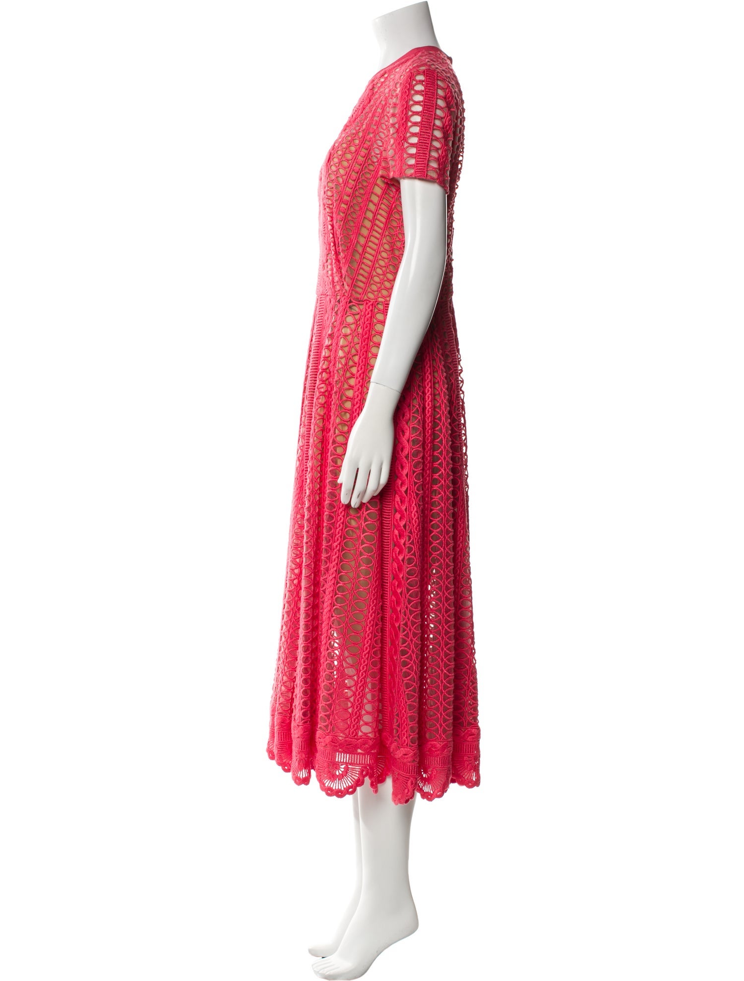 Elie Saab Crew Neck Long Dress w/ Tags