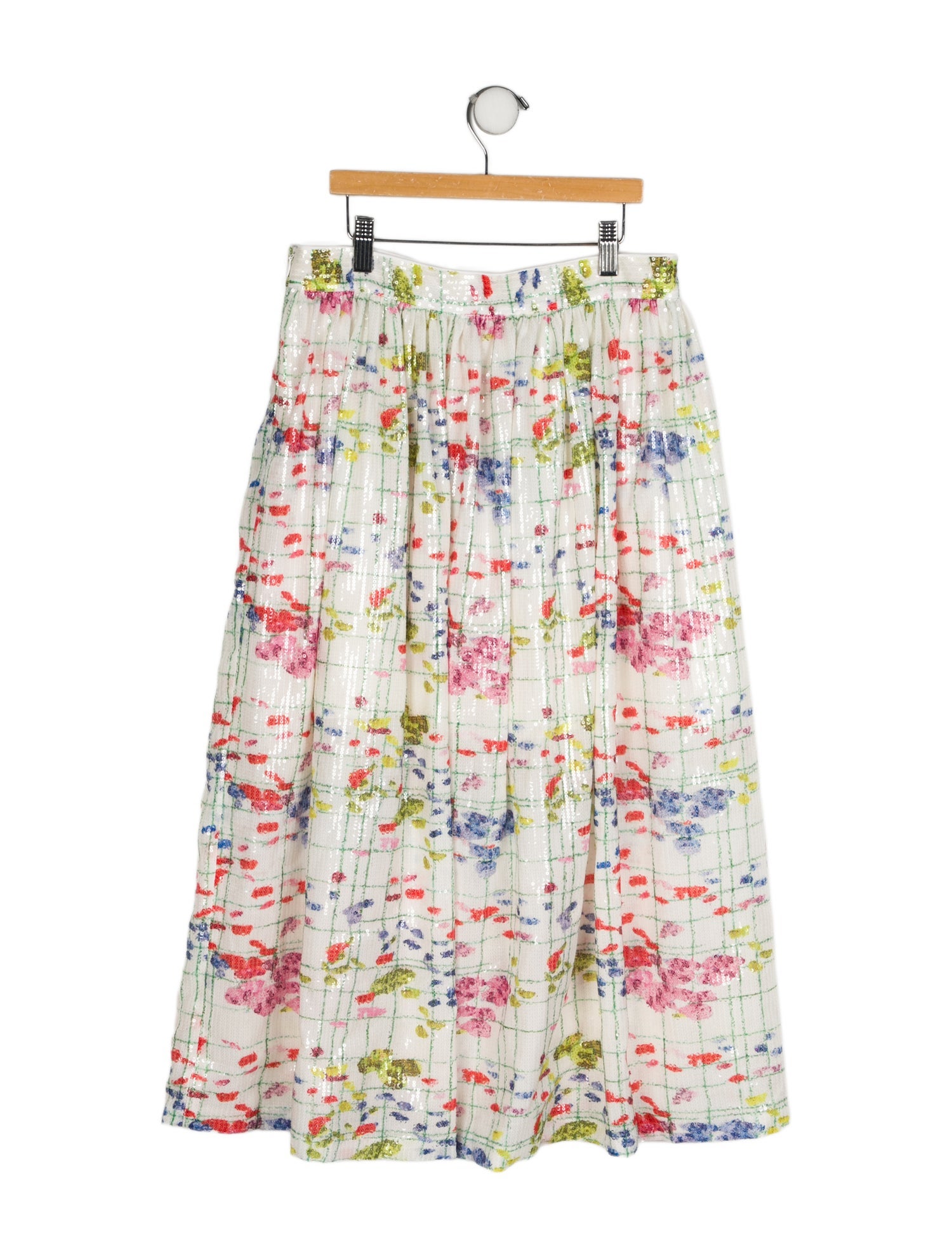 Elie Saab Printed Sequin Skirt w/Tags