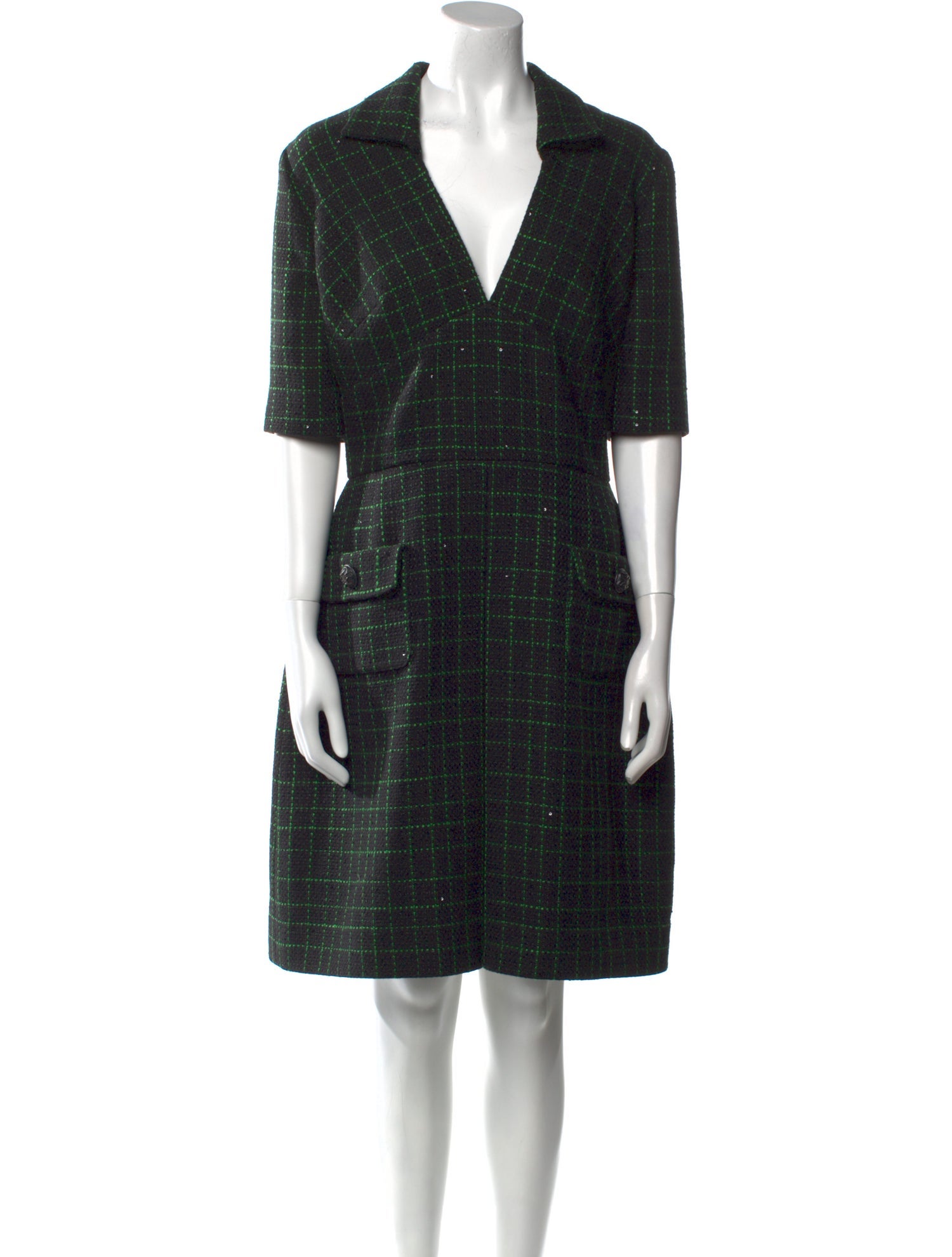 Elie Saab Silk Knee-Length Dress w/ Tags