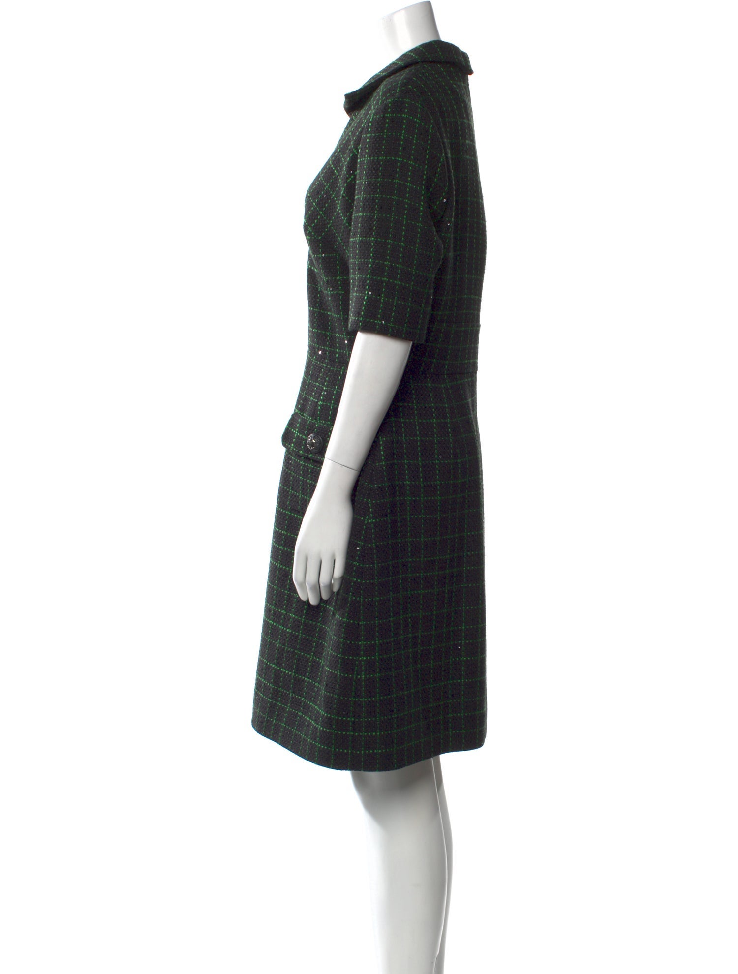 Elie Saab Silk Knee-Length Dress w/ Tags