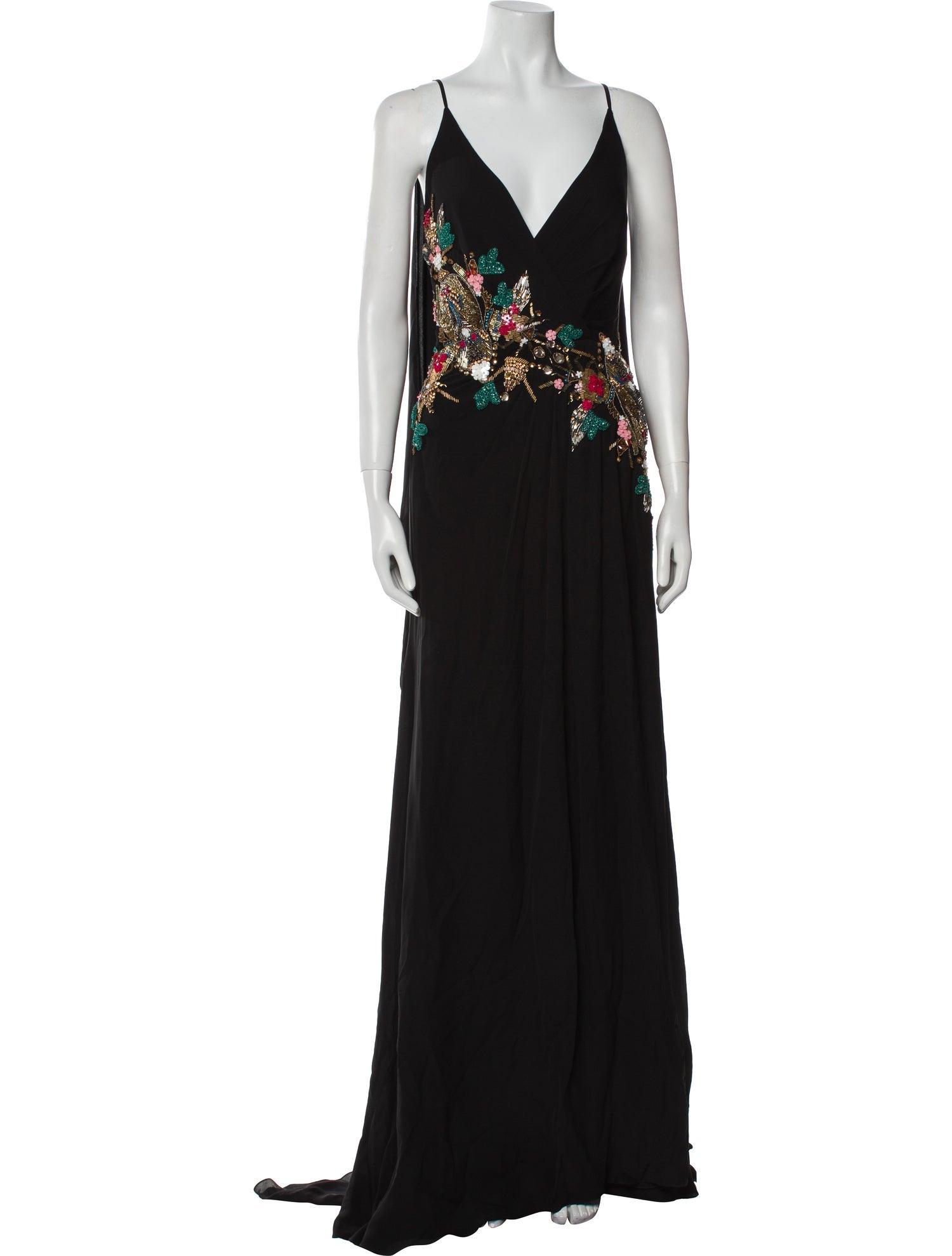Elie Saab Silk Long Dress