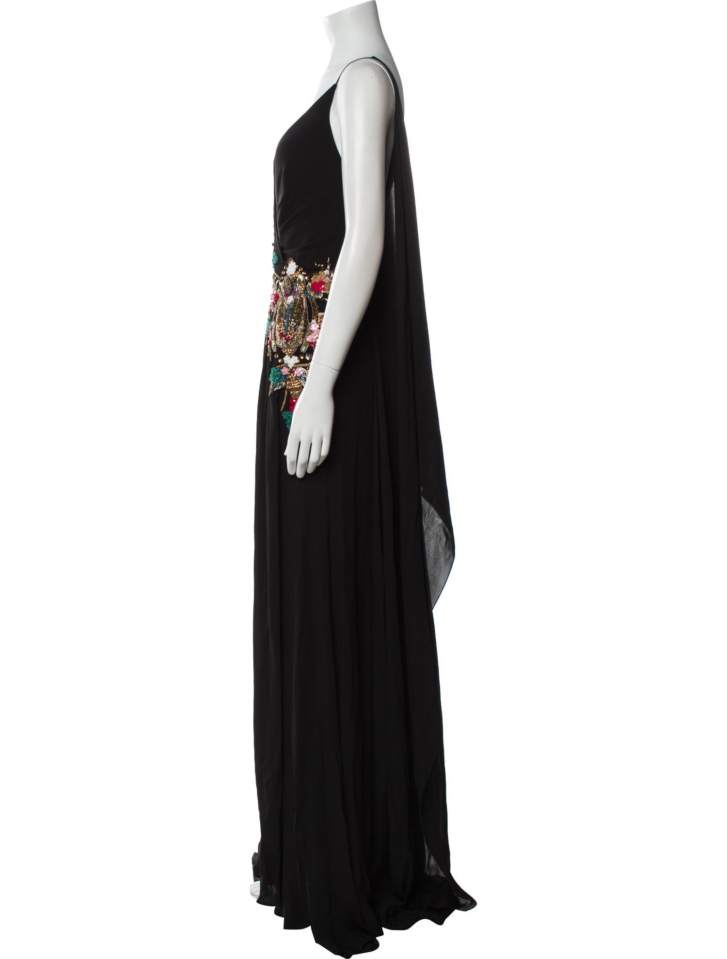 Elie Saab Silk Long Dress