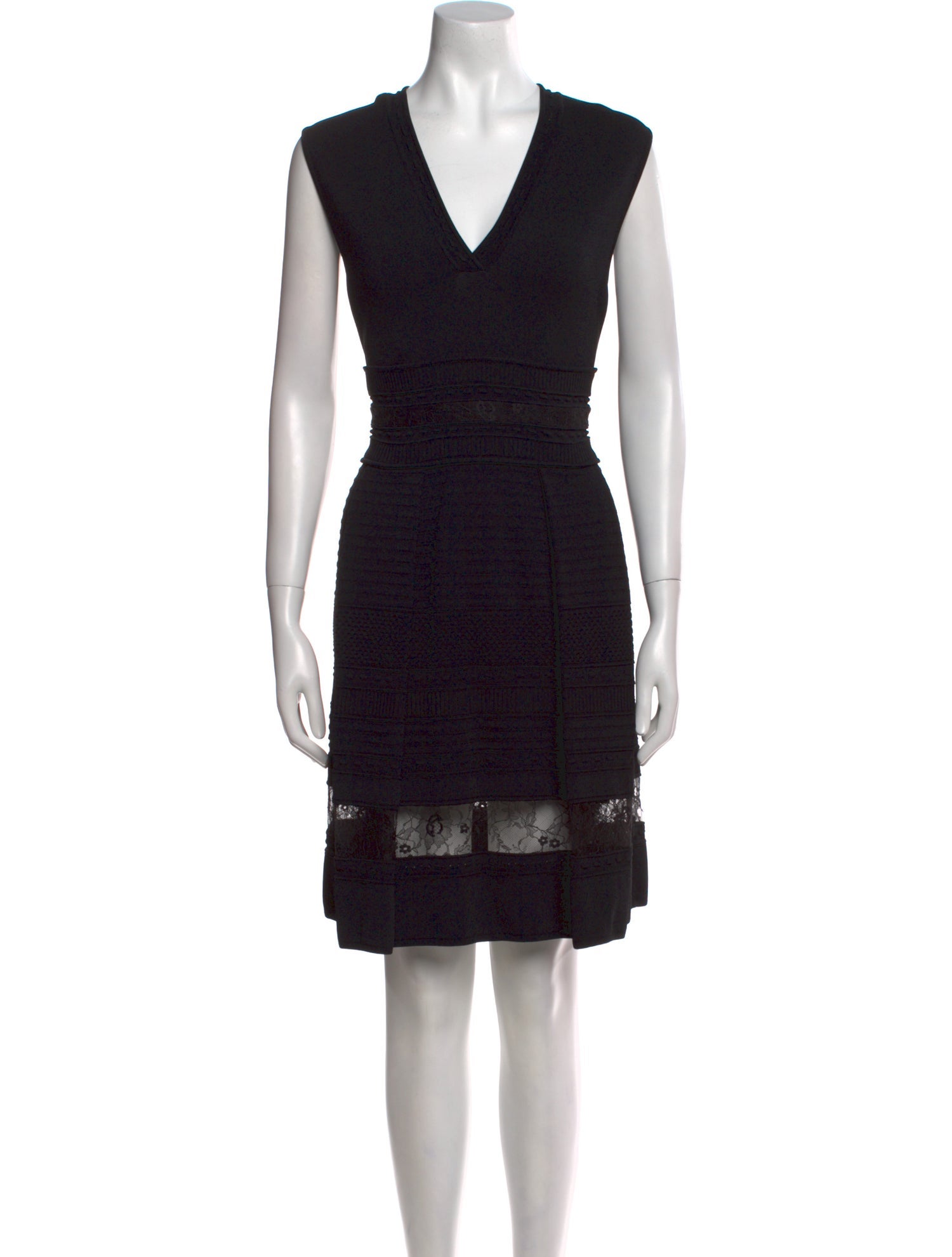 Elie Saab V-Neck Mini Dress