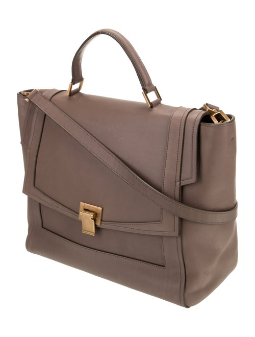 Elie Saab Leather Top Handle Bag