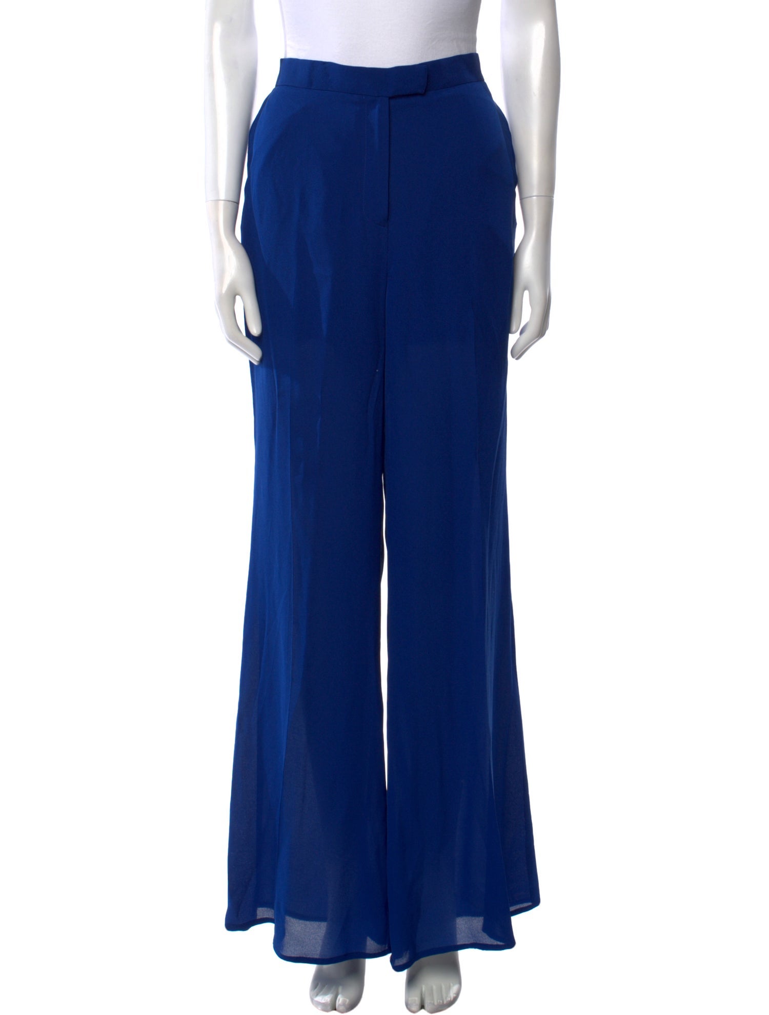 Elie Saab Silk Wide Leg Pants