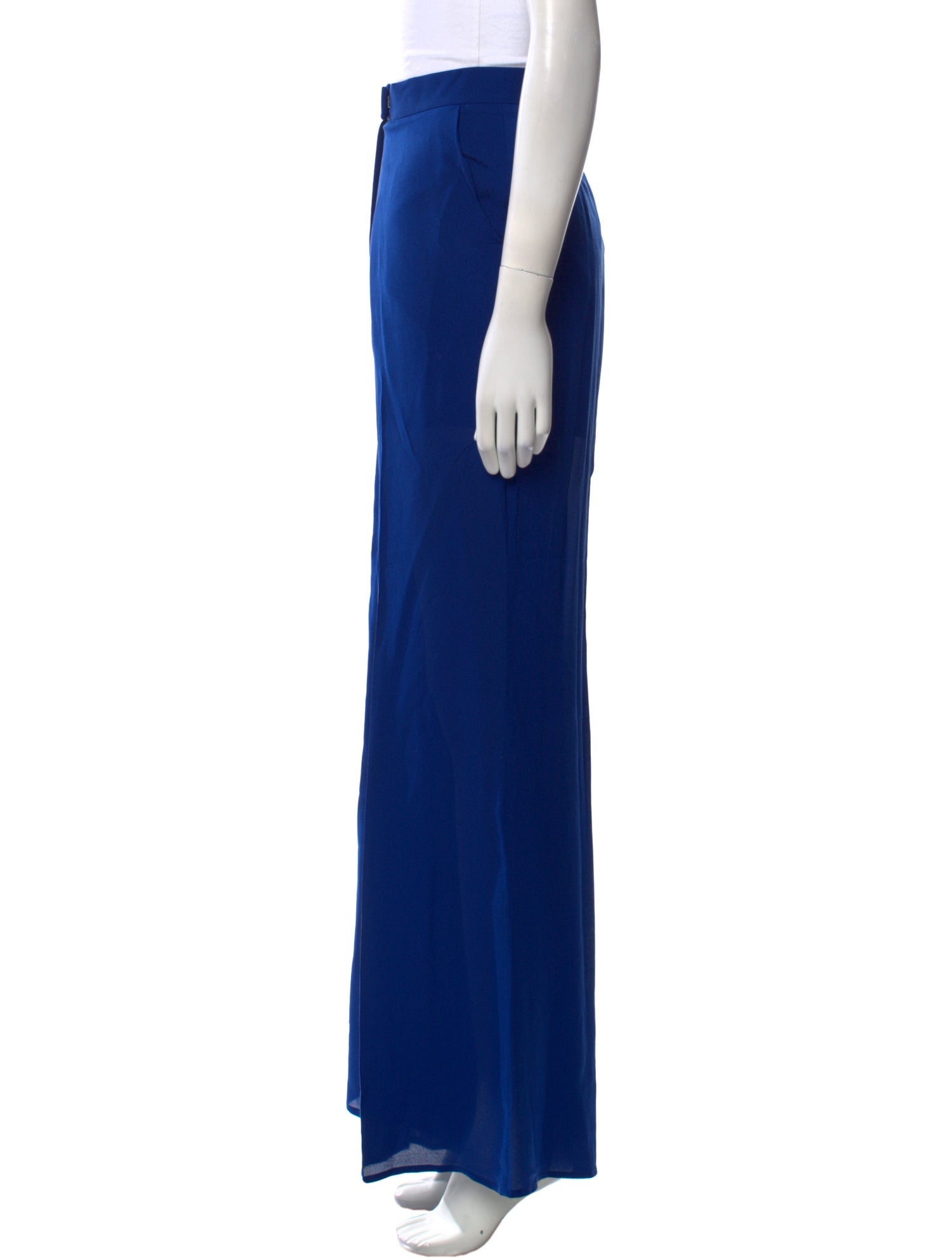 Elie Saab Silk Wide Leg Pants