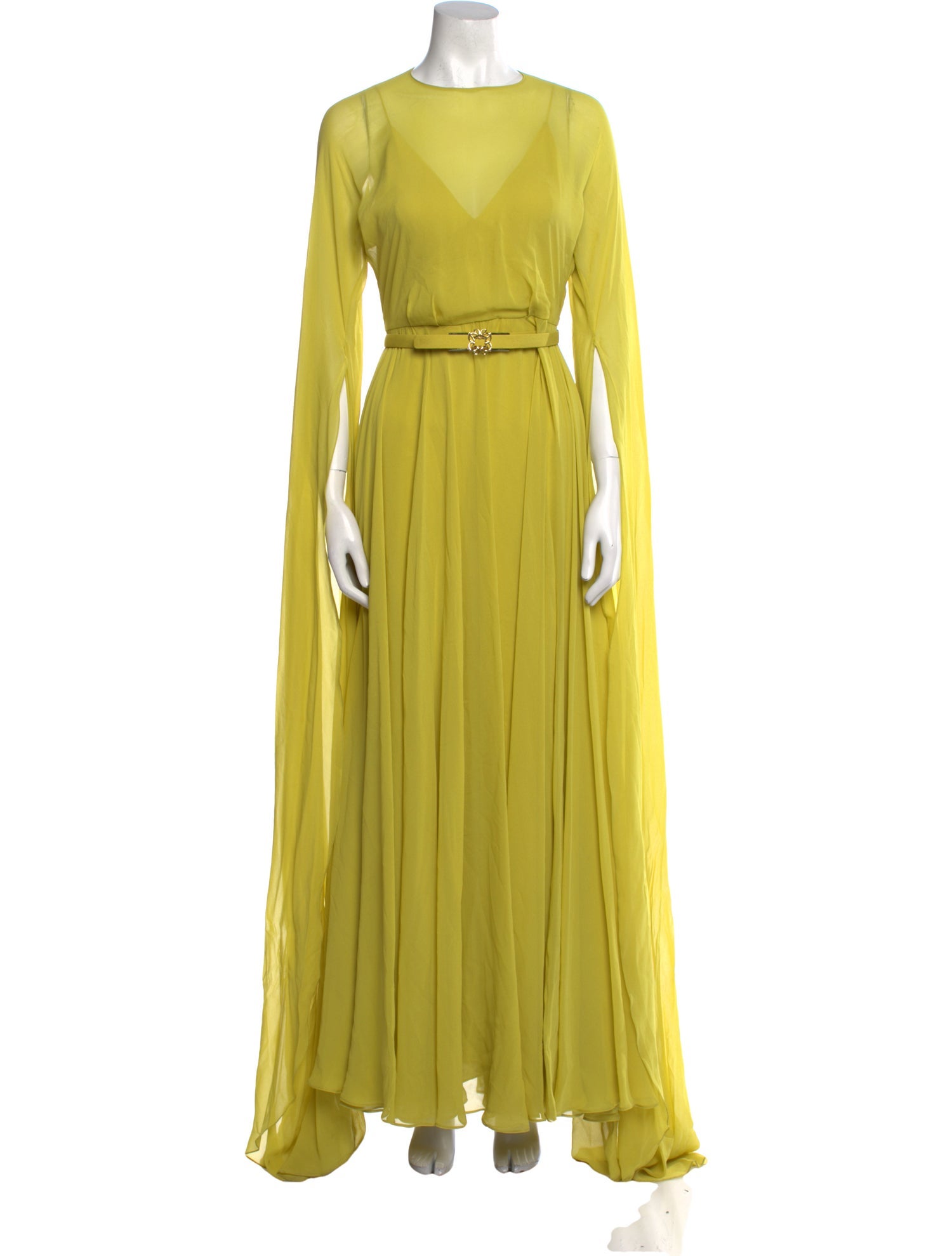 Elie Saab Silk Long Dress