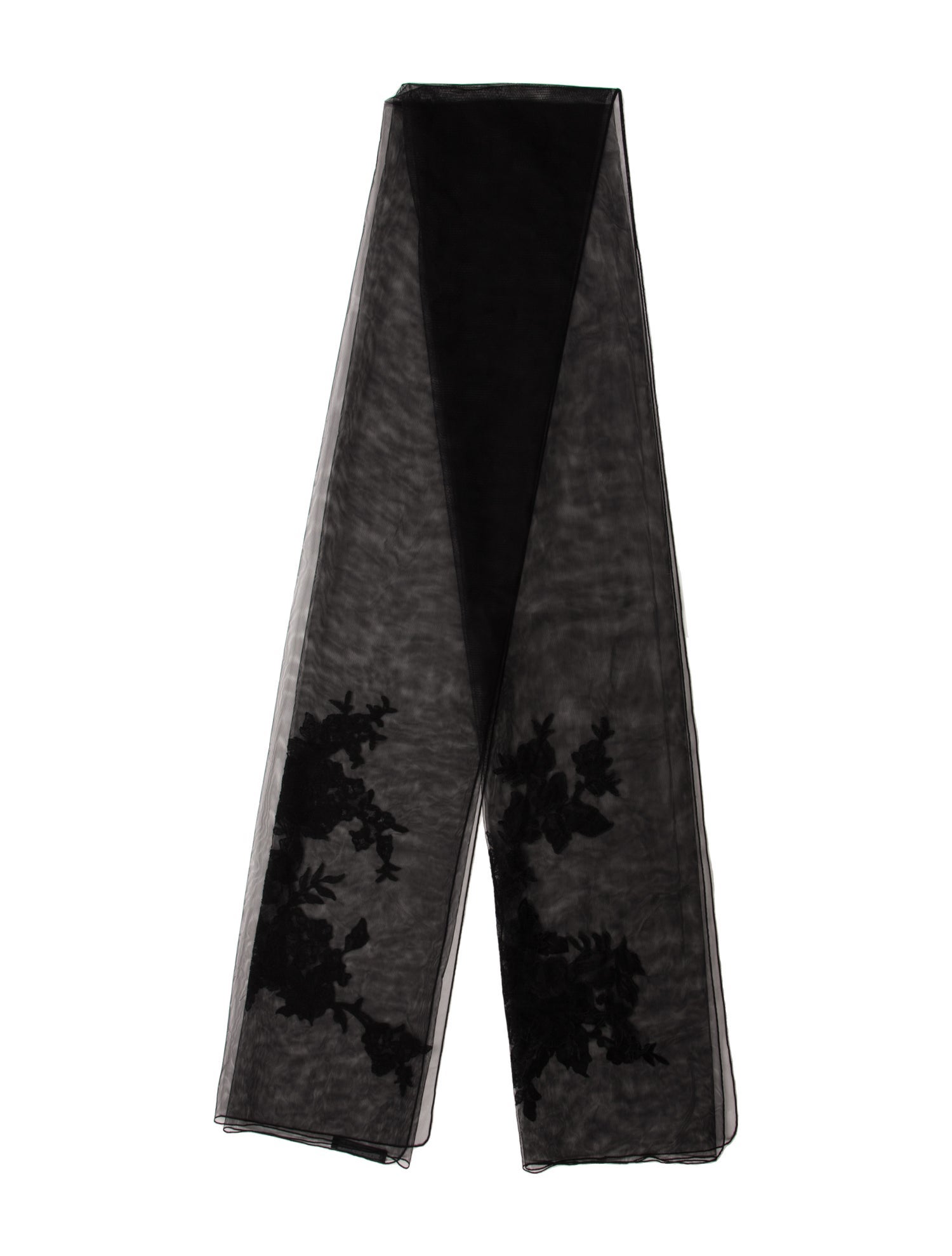 Elie Saab Hooded Knit Shawl Silk Scarf