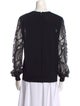 Elie Saab Crew Neck Long Sleeve Sweatshirt