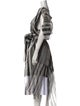 Elie Saab Striped Bateau Neckline Tunic