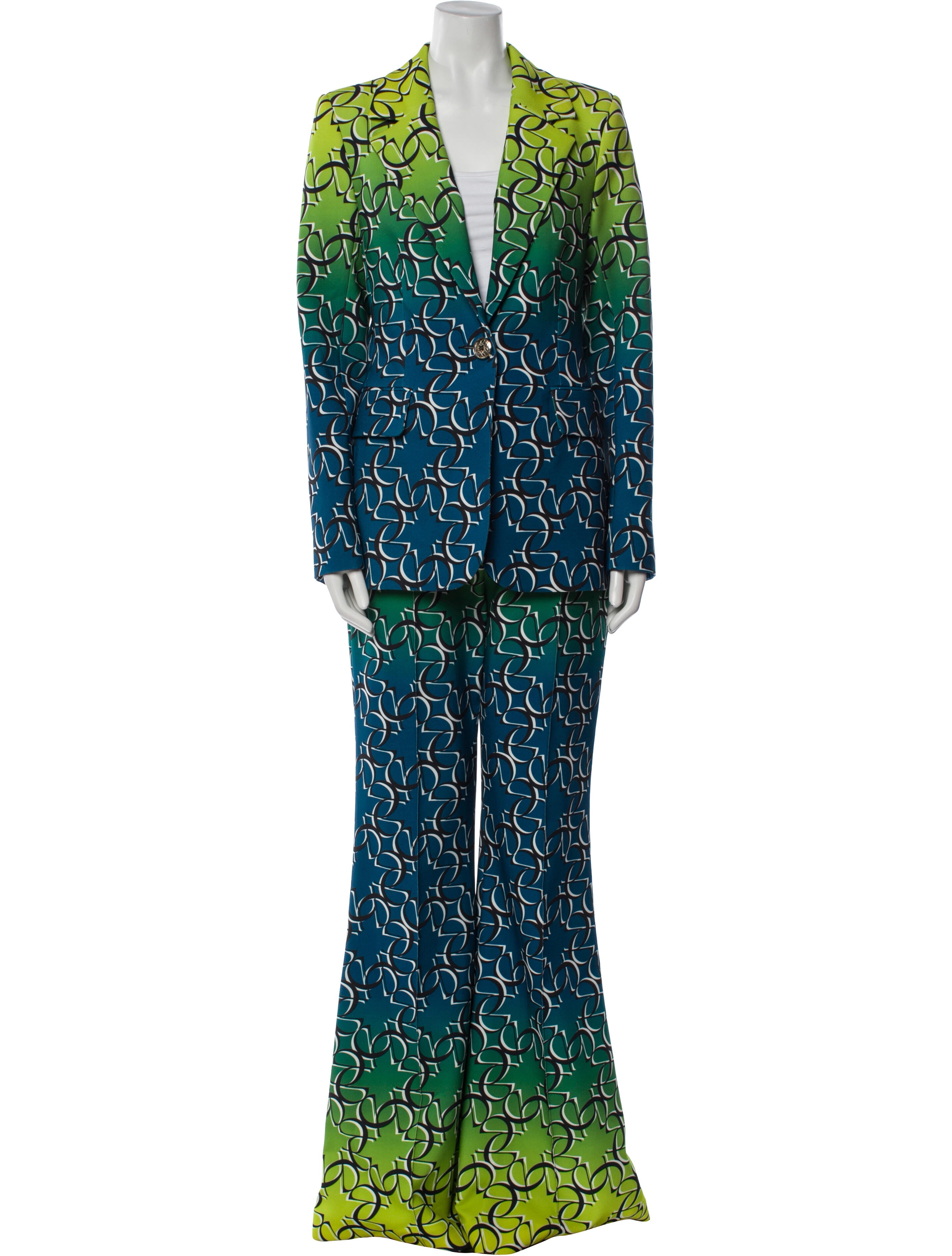Elie Saab Printed Pantsuit w/ Tags