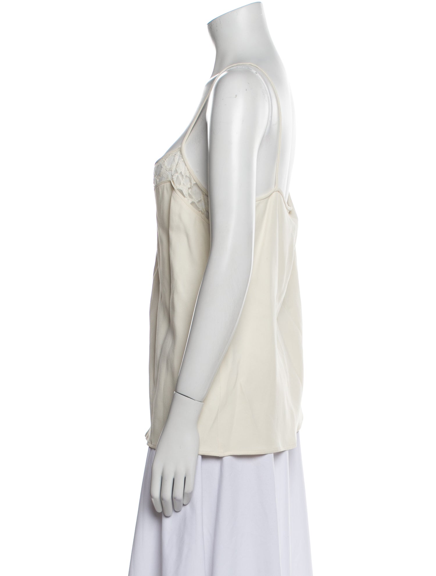 Elie Saab Square Neckline Sleeveless Top