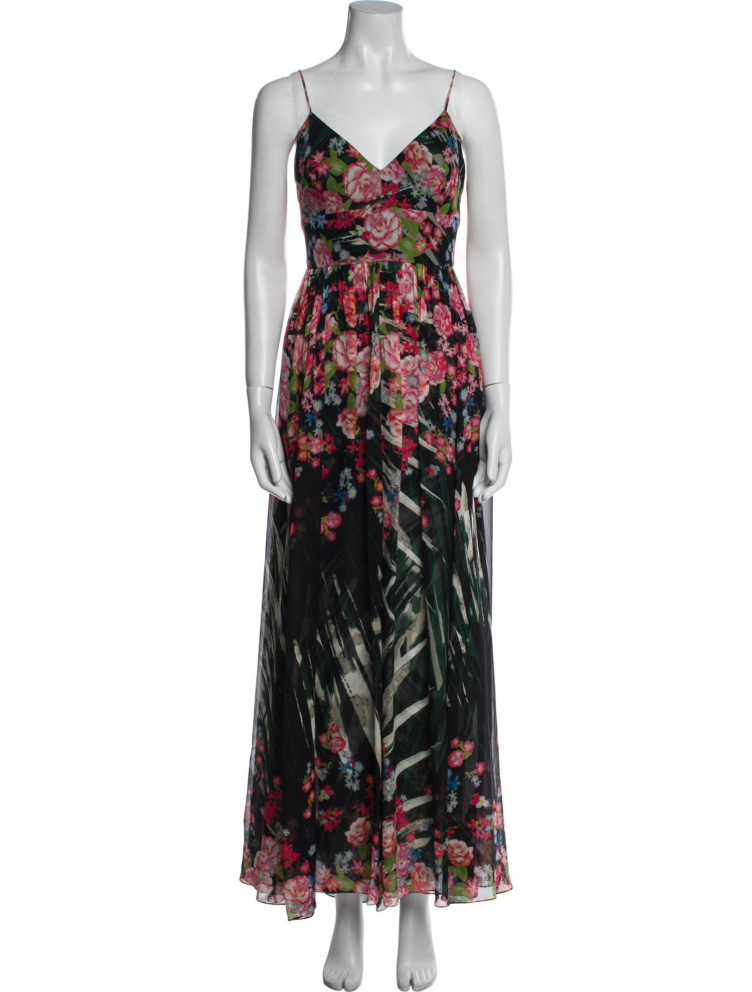 Elie Saab Silk Long Dress