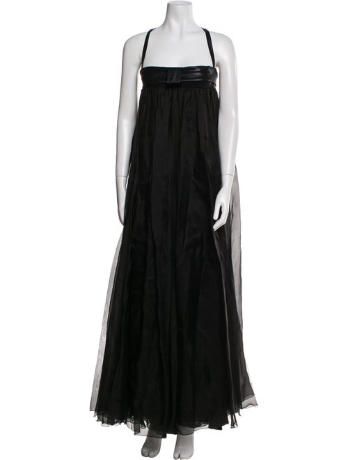 Elie Saab Silk Long Dress