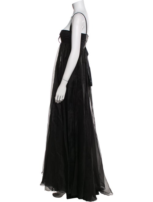 Elie Saab Silk Long Dress