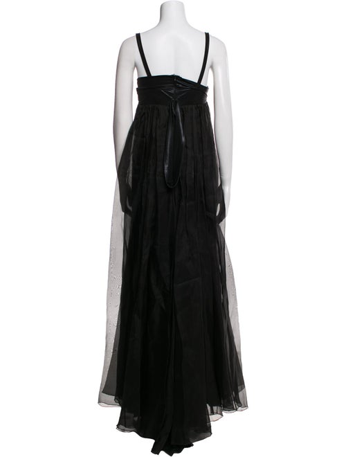 Elie Saab Silk Long Dress