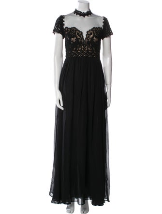 Elie Saab Silk Long Dress