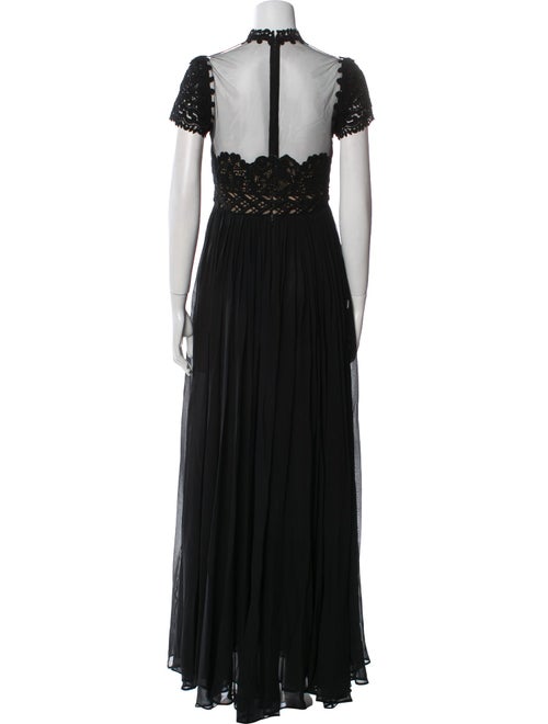Elie Saab Silk Long Dress