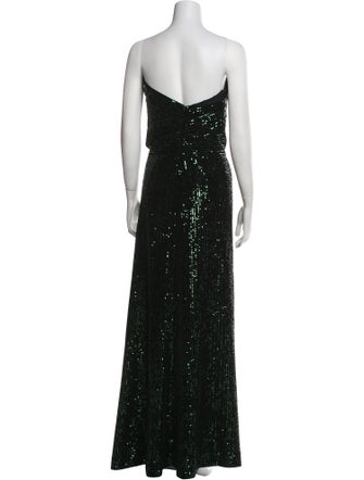 Elie Saab Strapless Long Dress
