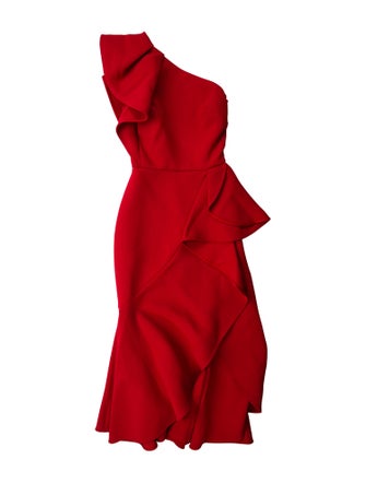 Elie Saab One-Shoulder Long Dress