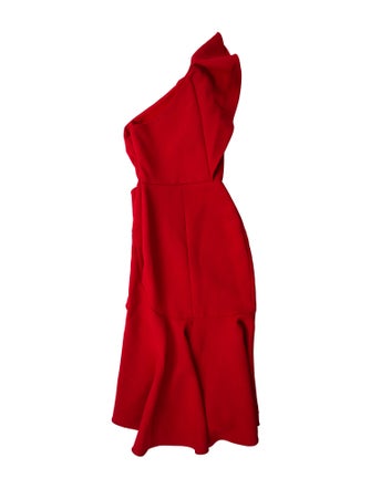 Elie Saab One-Shoulder Long Dress