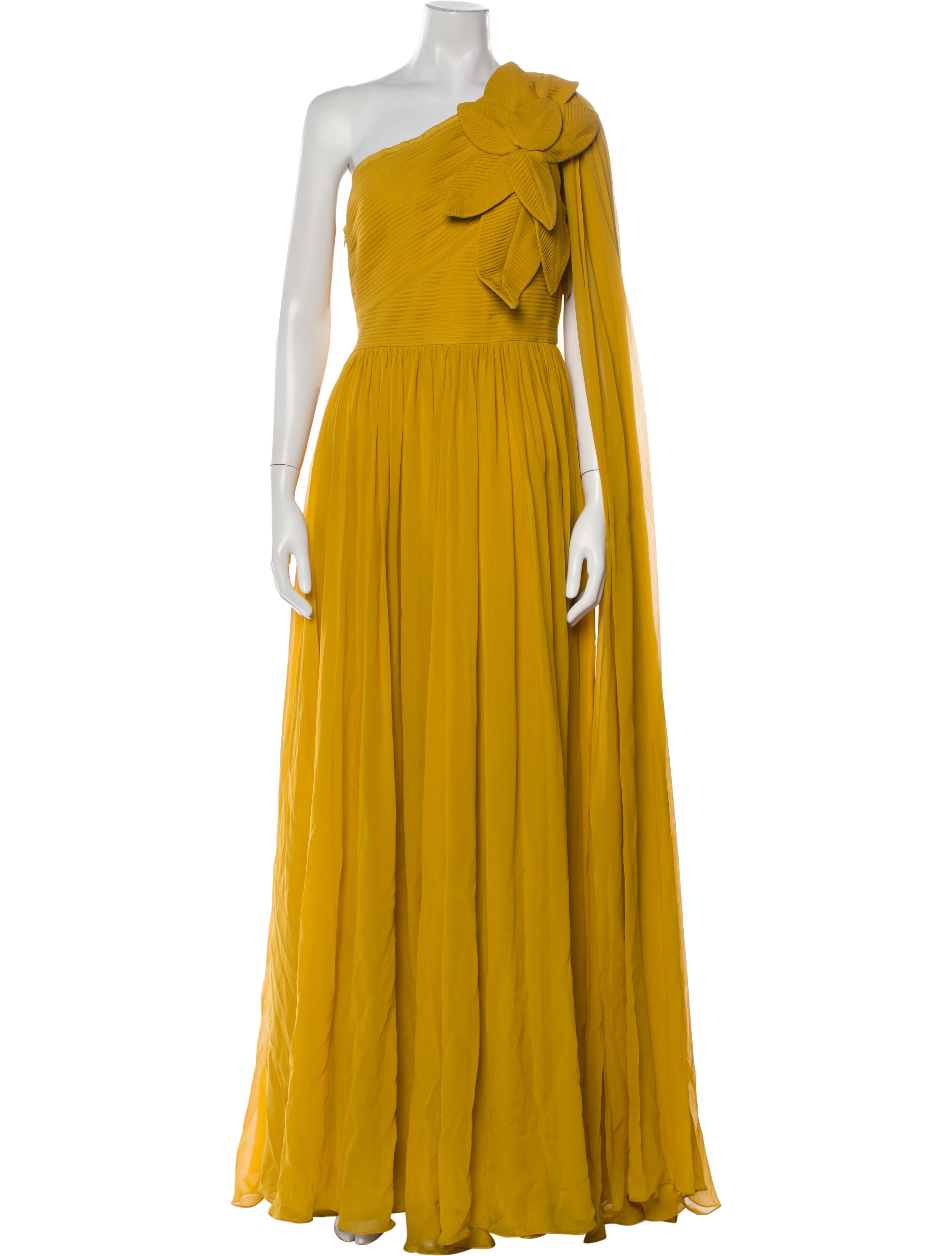Elie Saab Silk Long Dress