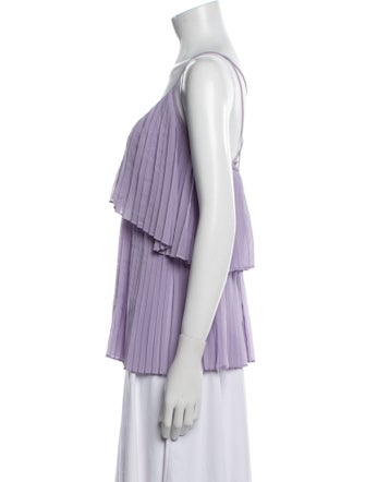 Elie Saab V-Neck Sleeveless Blouse