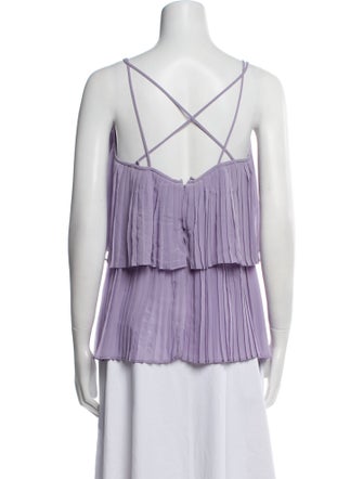 Elie Saab V-Neck Sleeveless Blouse